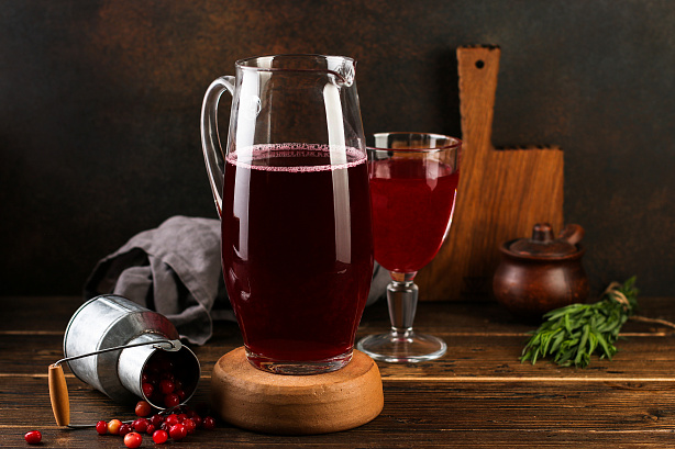 Клюквенный морс