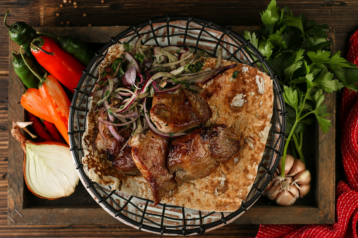 Шашлык из бараньей мякоти