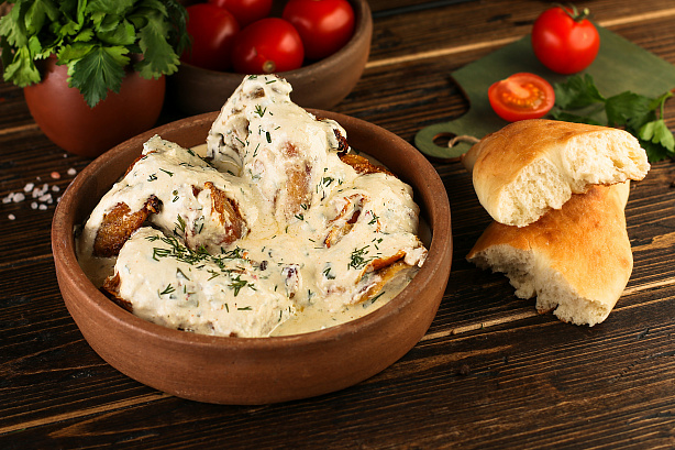 Цыпленок Чкмерули