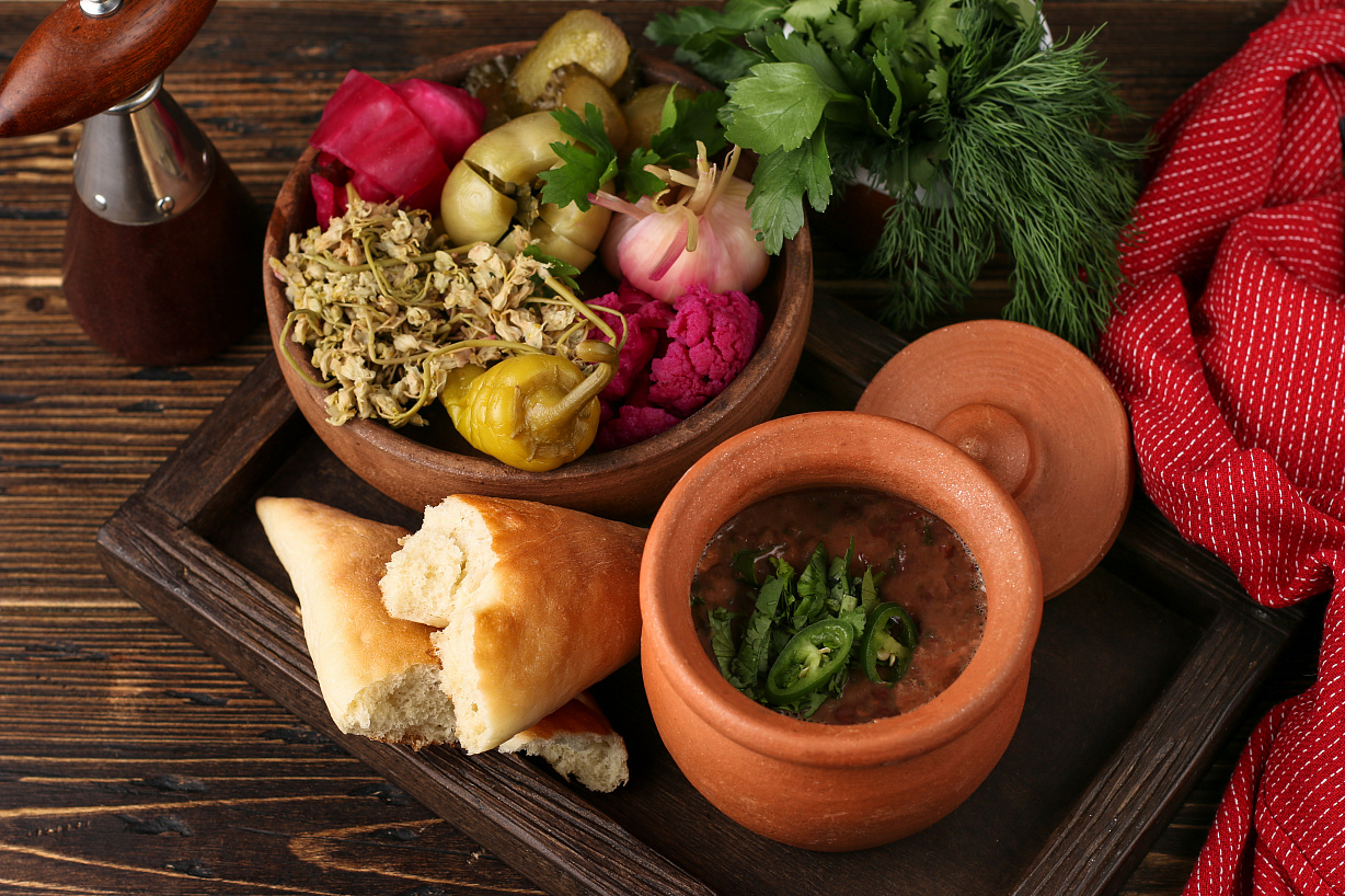 Лобио из красной фасоли