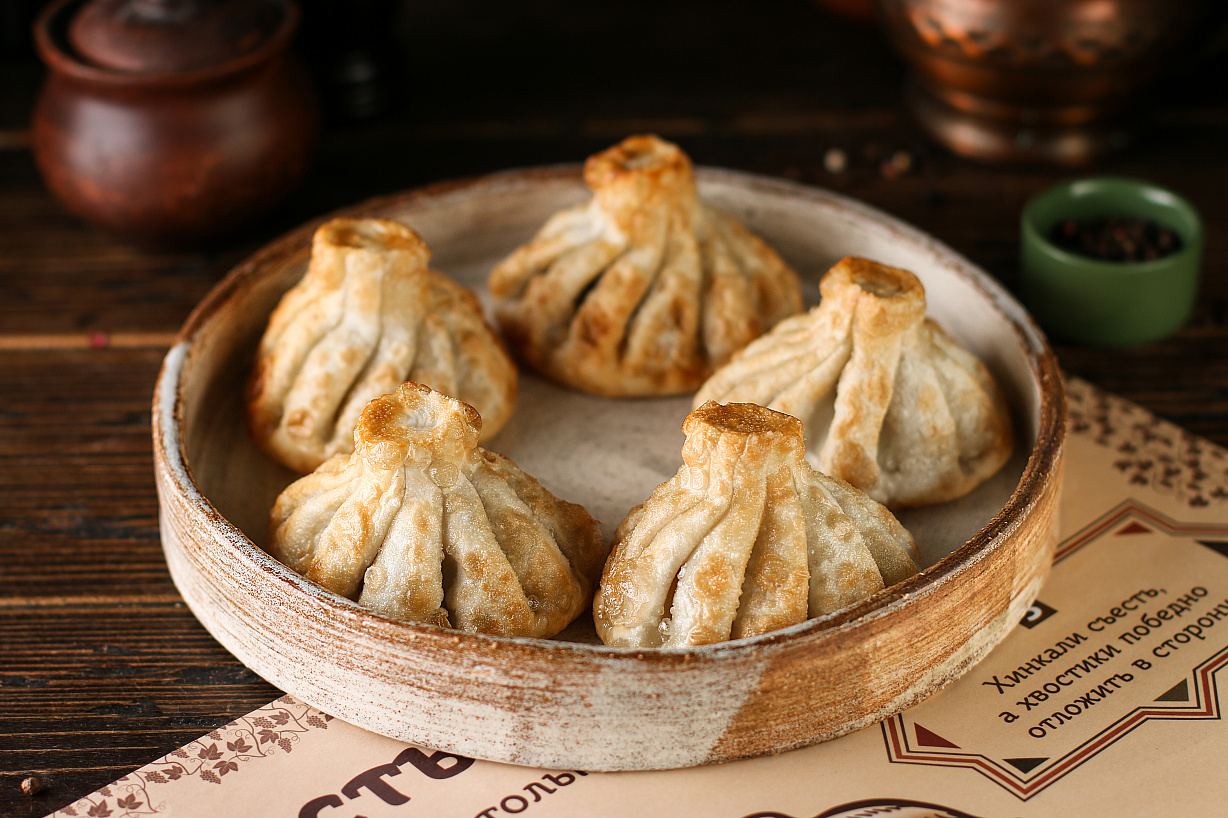 Поджарка одного хинкали или квелиани